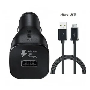 Samsung 15W Car Adapter Fast Charging In-Car Charger with Cable