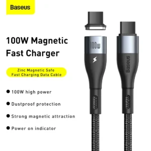 Baseus Zinc Magnetic Safe Type-C To Type-C 100W 1.5m Cable
