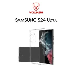 YOUKSH Samsung Galaxy S24 Ultra Transparent Case