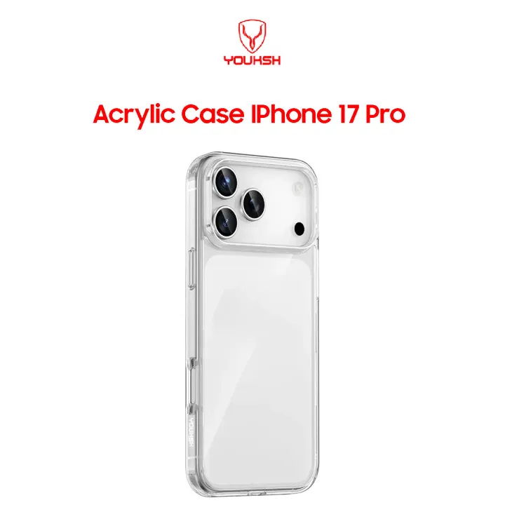YOUKSH Acrylic Case For IPHONE 17 Pro
