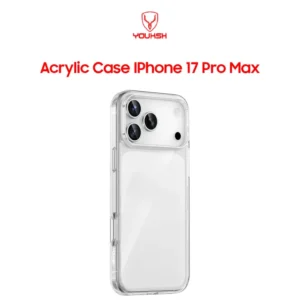 YOUKSH Acrylic Case For IPHONE 17 Pro Max Clear Case