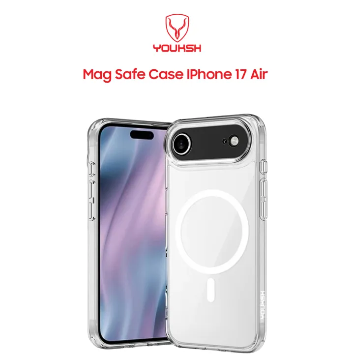 YOUKSH MagSafe Case For IPHONE 17 Air Clear Case