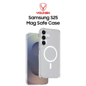 YOUKSH Samsung S25 MagSafe Clear Cover