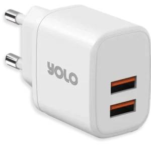 Yolo Y-101 2.4A Charger Dual USB Ports 12w