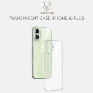 Youksh Transparent Case For iPhone 16 Plus – Clear