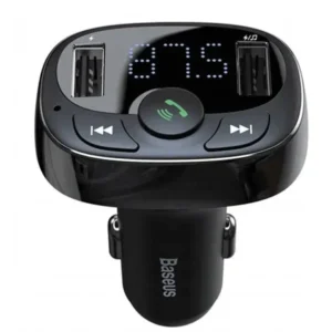 Baseus T-Typed Bluetooth MP3 FM Transmitter Car Charger CCATM-01