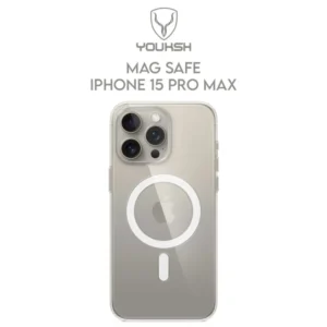 Youksh MagSafe Clear Cover for iPhone 15 Pro Max